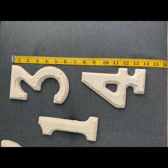 Customized Stone Numerals - Picture 3 of 4